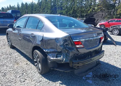 2015 Honda Civic Ex-L from USA, damaged, VIN 2HGFB2F94FH536199